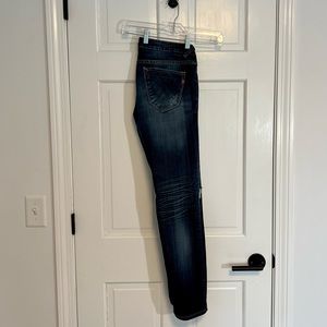 Vigoss | Destructed Skinny Jeans, Size 29, Dark Wash - EUC